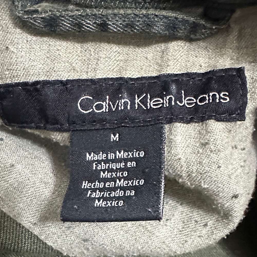 Calvin Klein Collection Forest Green Jean Jacket - Picture 5 of 9